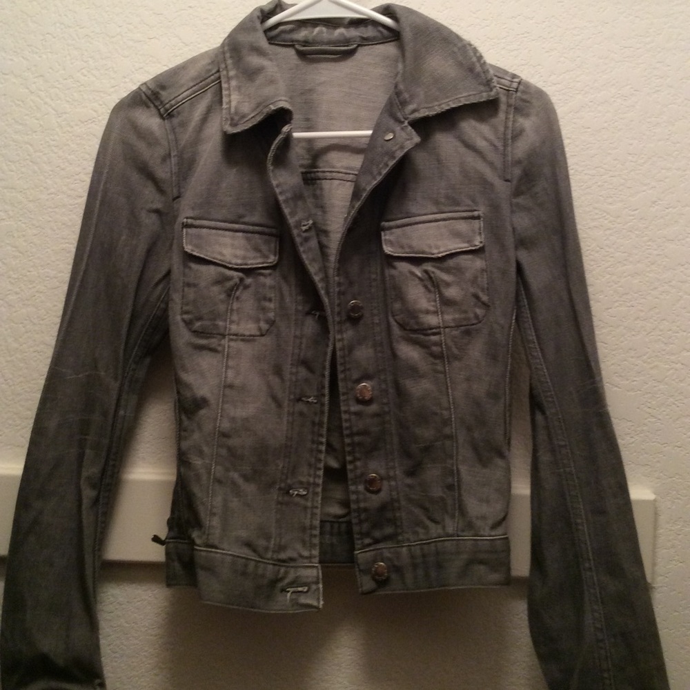 PRADA Gray Jean Jacket